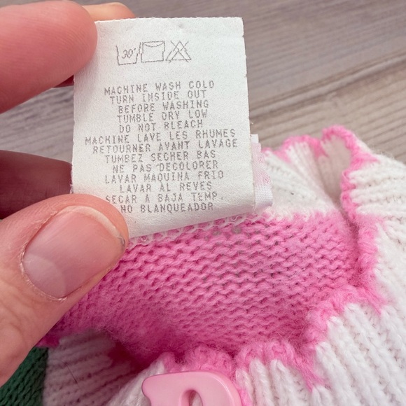 Vintage 1991 RARE- Barbie Colorful Knit Sweater and Skirt Set - Picture 8 of 8